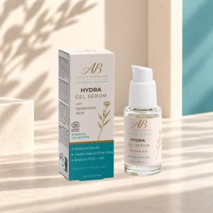 Hydra Gel Serum with visible packaging